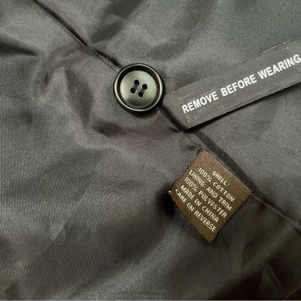 Coach Black Satin Trim Car Coat With Hanger & Dust Bag size 6 - Picture 7 of 9